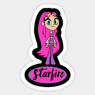 Starfire teen titans go Sticker